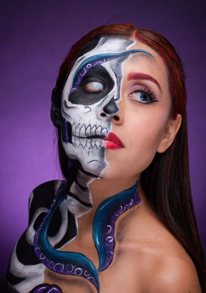 Maquillaje de Halloween Foriu Calavera Mujer