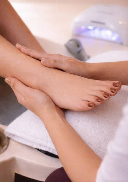 Foto de servicio de Pedicure Gel Spa realizadas por Nailu a domicilio en Mérida