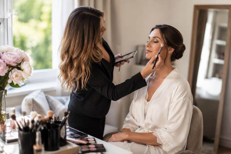 En este artículo, te enseñamos cómo preparar tu espacio para un maquillaje a domicilio